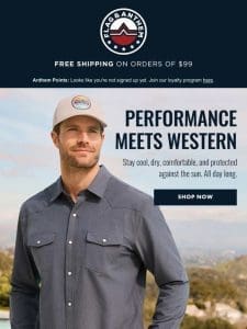 Stretch Western Performance Shirts