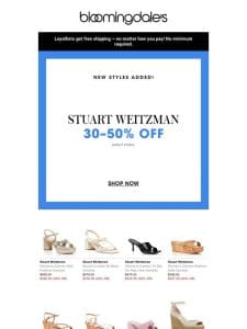 Stuart Weitzman: 30-50% off!