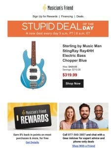 Stupid Deal of the Day now available!