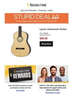 Stupid Deal of the Day now available!