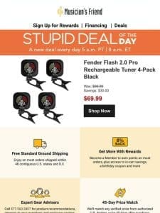 Stupid Deal of the Day now available!