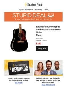 Stupid Deal of the Day now available!