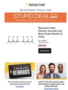 Stupid Deal of the Day now available!