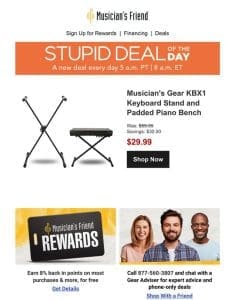 Stupid Deal of the Day now available!