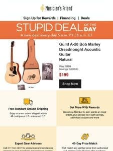 Stupid Deal of the Day now available!