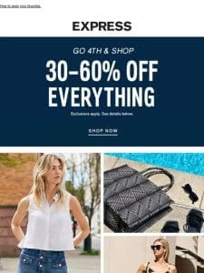 Styles picked just for YOU | 30-60% off everything