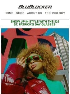 Stylish Limited Edition St. Patrick’s Day Glasses?