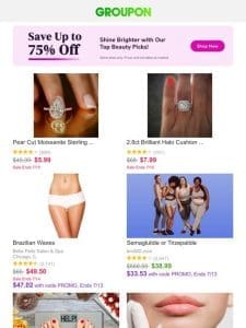 ? Summer Beauty Steals: Up to 75% OFF! ???