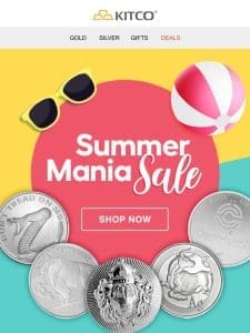 Summer Mania Madness: 1 oz Silver Rounds on Sale!