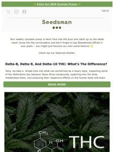 Summer Promo NOW Live + Join the Seedsman GIVEAWAY ?