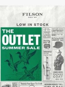 Summer Sale: Low-in-Stock Alert