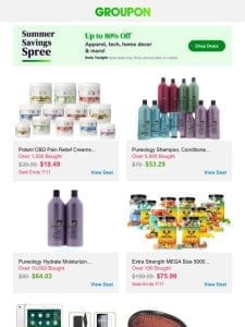 Summer Savings Spree Alert + Up To 80% Off