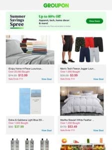 Summer Savings Spree Up to 80% Off