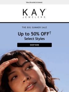 Summer Savings: Up to 50% OFF