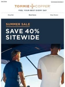 Summer Savings ☀️ 40% off Sitewide