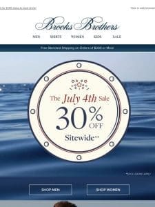 Summer celebration mode: 30% off sitewide PLUS