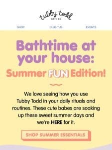 Summer fun at YOUR house