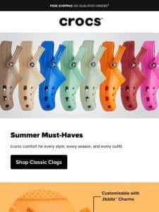 Summer must-haves from Crocs