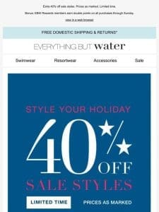 Summer solstice sale: Extra 40% off sale styles | Happy Summer Solstice