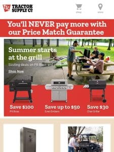 Summer starts at the grill