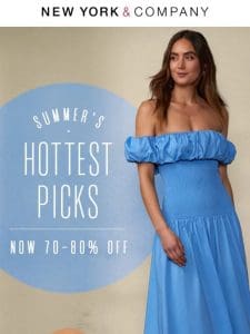 Summer’s Hottest Picks Now 70%-80% Off!???