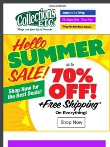 ?Sun’s Out， Sale’s On: Hello Summer Savings Await