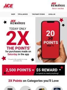 ? Supercharge your Weekend with 2X Points