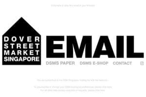 Supreme Summer Tees launch Saturday 22nd June at Dover Street Market Singapore