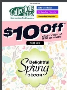 Surprise Savings: $10 Off Your $30+ Purchase