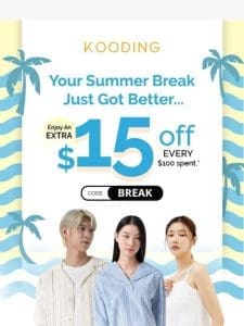 Surprise! Summer Break Sale is ON