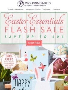 Surprise! Up to 50% Off Easter Flash Sale ?