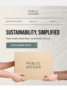 Sustainable living， simplified