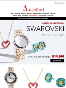 Swarovski New Arrivals: Elegant， Timeless， Affordable