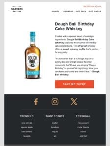 Sweeten Your Party with Birthday Cake Whiskey