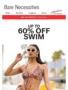 Swim Sale: Up To 60% Off Sunsets， Freya & More!