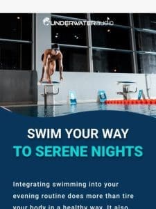 Swim Your Way to Serene Nights and Brighter Mornings ??