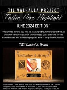 T.V.P. Fallen Hero Newsletter