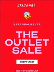 ? THE OUTLET SALE ?