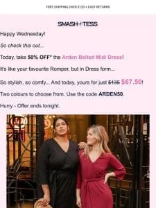 TODAY: 50% OFF This Dress! ??