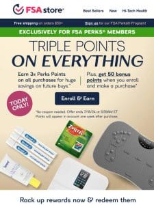 TODAY ONLY! Join for 3x points!