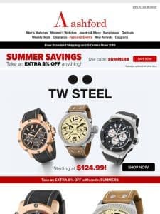 TW Steel: Premium Watches Starting at $124.99!