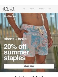 Tank 20% OFF Sitewide