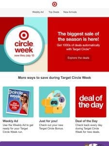 Target Circle Week is here!