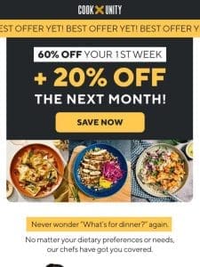 Tastes for All: 60% OFF Chef’s Variety