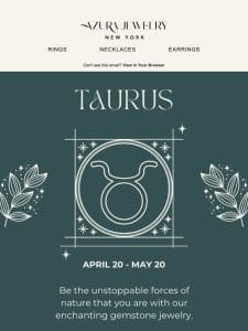 Taurus Jewelry Must-Haves ?