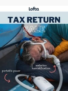 Tax Return Sale on Travel CPAPs