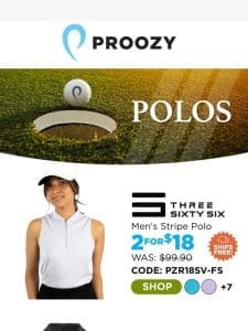 Tee Off in Style with Discounted Polos!