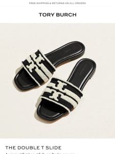 Terry， canvas and leather slides