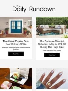 The 4 Most Popular Front Door Colors of 2024