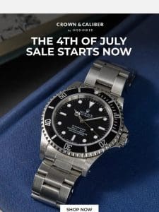 The 4th Of July Sale Starts Now